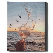 Wave in a glass 40*50 cm