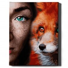 The gaze of the fox 40*50 cm