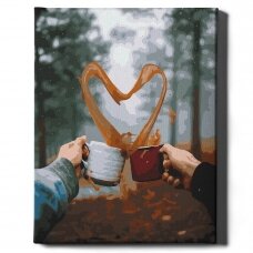 Coffee in the forest 40*50 cm