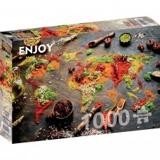 World Map in Spices 1000 pcs.