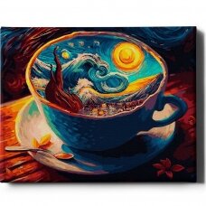 Night in a cup 40*50 cm