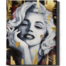 Marilyn Monroe 40*50 см (с золотыми красками)
